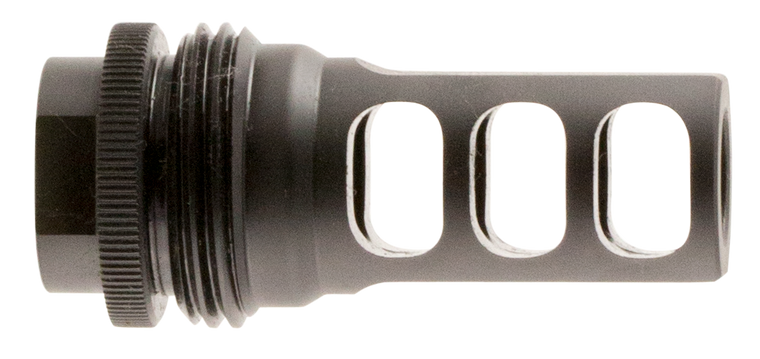 SilencerCo AC1733 ASR Muzzle Brake Black Steel with 5/8"-24 tpi Threads for 458 Cal                                                                                                                     
