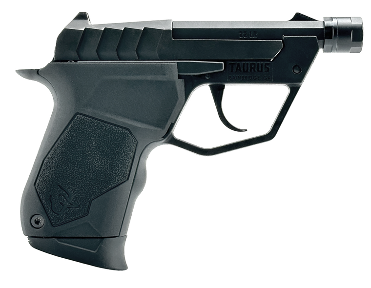 Taurus 1-22TUC131-TH 22TUC  Micro Compact Frame 22 LR 9+1 3.10" Black Threaded Barrel, Matte Black Stainless  Steel Slide, Black Polymer Frame                                                          