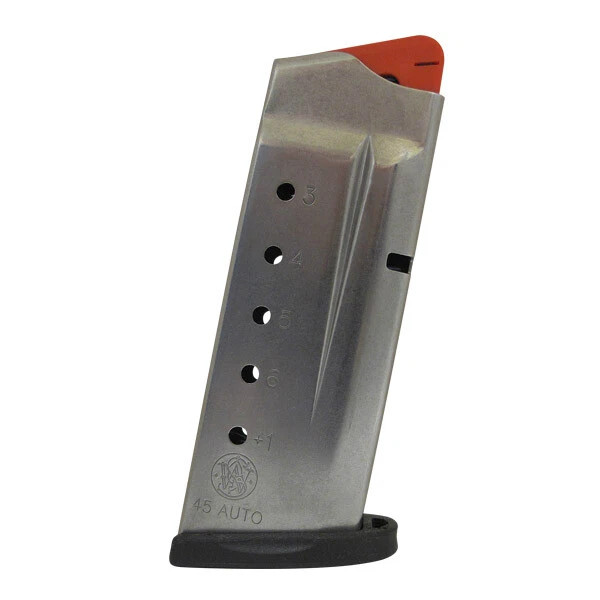 Smith & Wesson M&P Shield .45 ACP Magazine 6 Rounds Stainless Steel