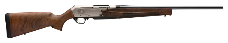 Browning 031047218 BAR MK3 Full Size 308 Win 4+1 22" Blue Polished Sporter Barrel, Drilled & Tapped Engraved Matte Nickel Aluminum Receiver, Fixed Oiled Turkish Walnut Stock, Right Hand               