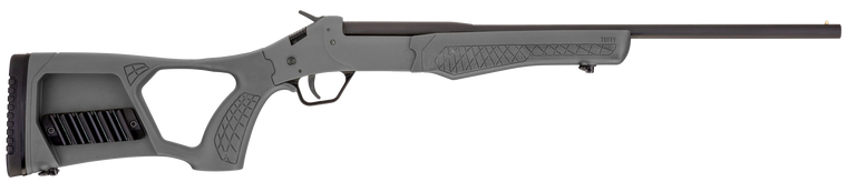 Rossi SSP1-GRAY Tuffy Single Shot Youth 410 Gauge Break Open 3" 1rd 18.50" Matte Black Barrel, Matte Black Steel Receiver, Gray Synthetic Thumbhole Stock w/Shell Holder, Right Hand                    