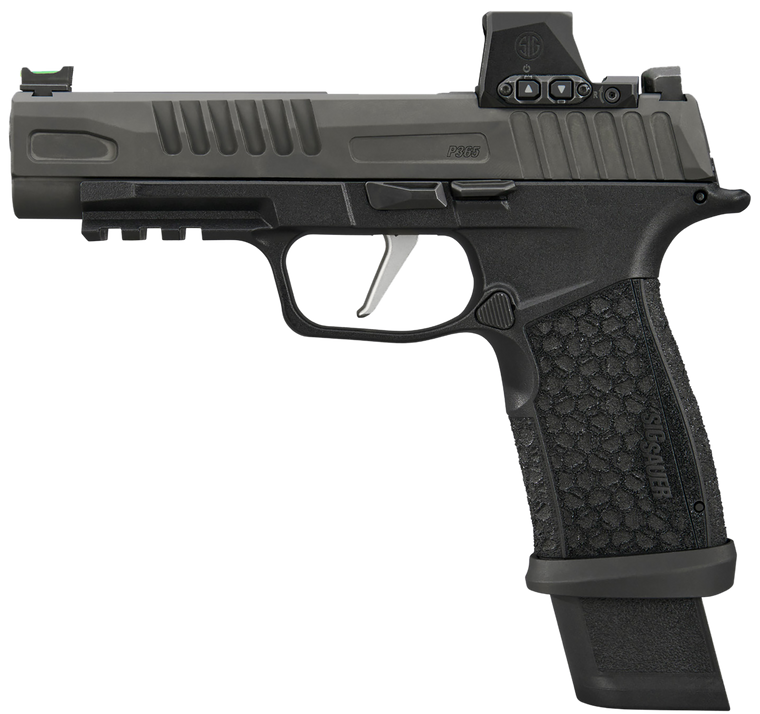 Sig Sauer 365XF9BFORXX P365 Fuse 9mm Luger 17+1/21+1 4.30" ROMEO-X COMPACT w/ Fiber Optic Front, Black Serrated Rear                                                                                    