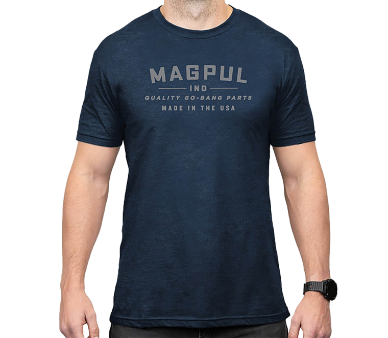 Magpul "Go Bang Parts" Navy Tshirt Cotton/Polyester