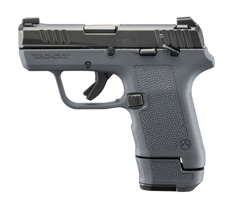 Ruger LCP MAX Stealth Grey .380 ACP 2.8" Barrel 13-Rounds w/ Magpul EHG