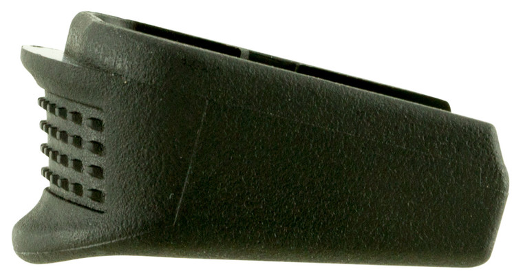 These units replace the magazine base plate and internal floor plate. They will add two rounds to the Glock 26, one round to the Glock 27 and 33 and no rounds to the Glock 39. These units will add 5/8" additional length for better control and comfort.

Features

Blends with the contours and fourth generation texture of the handgun giving a factory appearance
Made from High Impact Polymer and withstand drop tests at temperatures from -20 F to 350 F
Forms the next logical finger positioning feature to provide control and comfort without sacrificing conceal ability