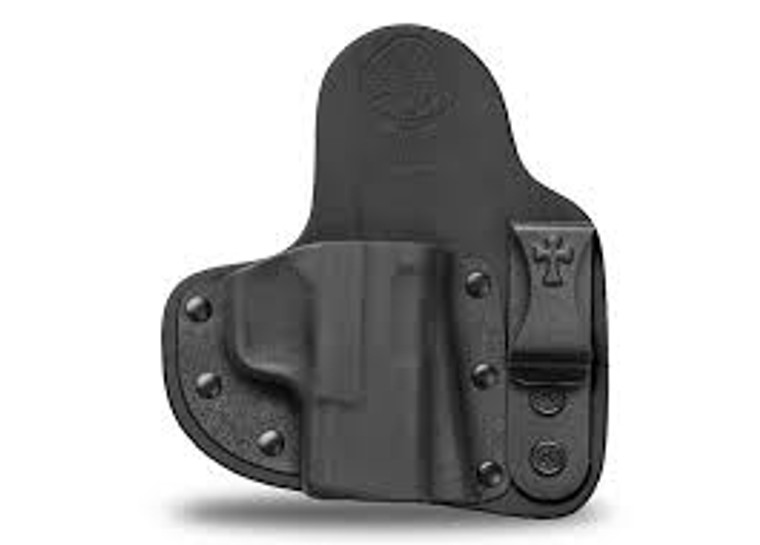 Style - AIWB

Color - Black 

Trigger Style - Trigger Guard 

Attachment Style - Belt Loop/Steel Clip 

Material - Kydex/leather

Wear Style - Appendix Inside the Waistband
