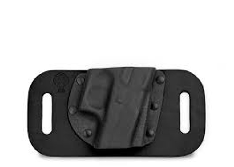 Style - Snapslide holster
Trigger Style - Trigger Guard
Attachment Style - Steel Clip
Material - Kydex & Leather
Wear Style - Outside the waistband
Premium leather
Custom molded kydex
1 ¾" Belt loops
Rides tight and high on the body