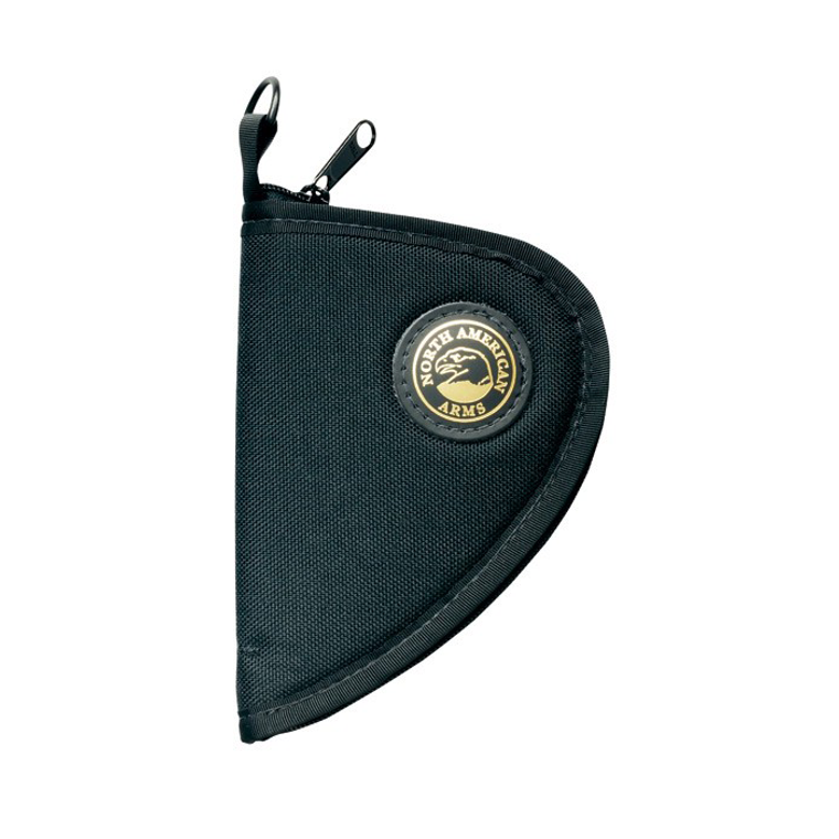 North American Arms - RUG-F - Small Zippered Gun Pouch
6 1/2” Nylon Gun Rug
Fits Magnum, Long Rifle, and Short Models.