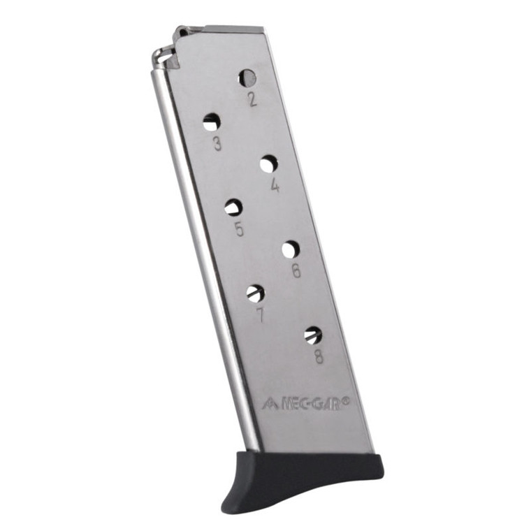 Mec-Gar - Bersa Thunder .380 ACP 8-Round Nickel Magazine, 765595750555