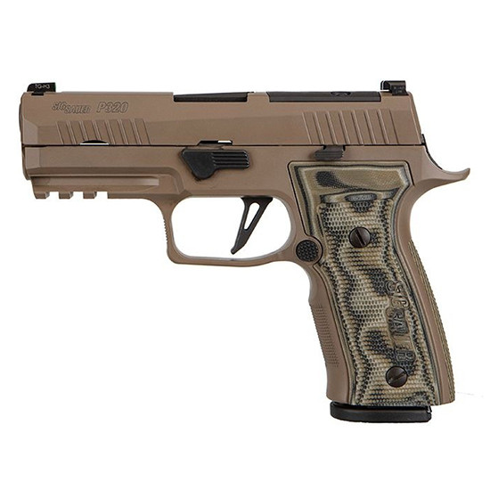 SIG SAUER P320 AXG SCORPION FLAT DARK EARTH 9MM 3.9