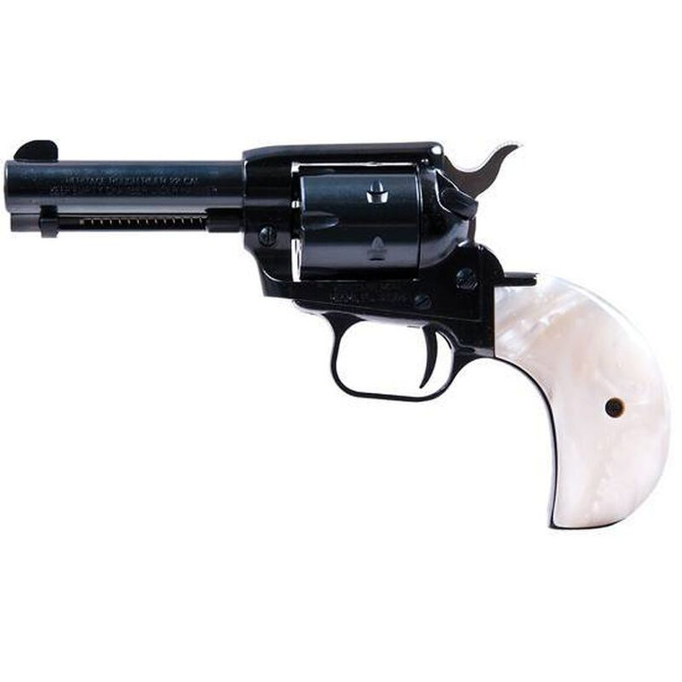 Heritage Manufacturing Rough Rider Revolver Single Action Army 22LR and 22WMR 3.75" Barrel Blued 6 Round Bird's Head Mother of Pearl Grip