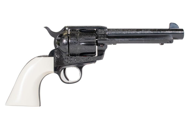 Pietta  "The Shootist"  45LC Revolver with Laser Engraved Finish and 5.5" Barrel 6 Rounds 