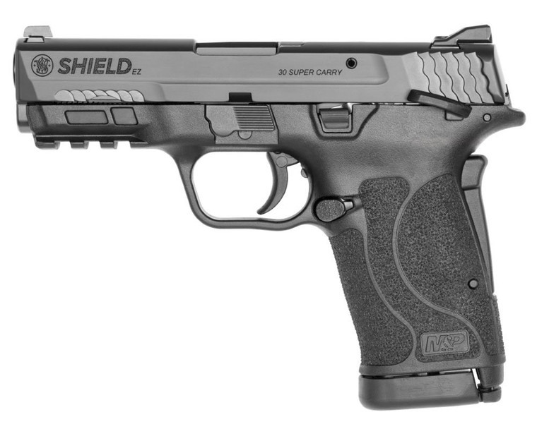 S&W M&P SHIELD EZ MS 30 SUPER CARRY PISTOL, BLACK - 13458