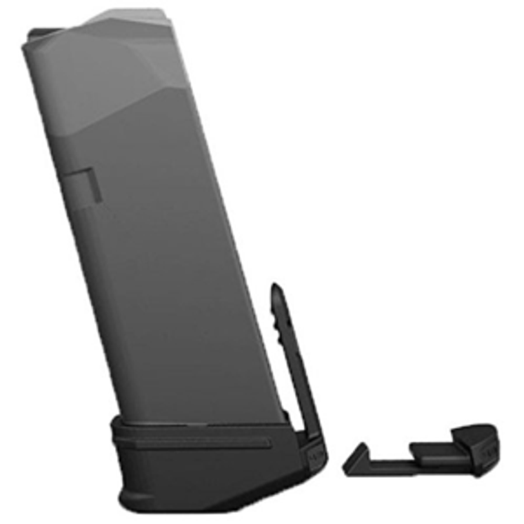 Recover Tactical GLOCK 43 Magazine Base Plate Adapter and Clip Polymer Black