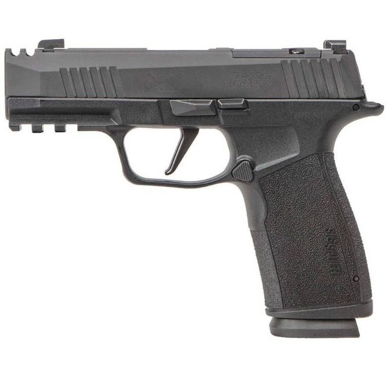 Sig P365-XMACRO 9mm, X-RAY3, No Thumb Safety, Compensated Slide, Black, 17rd