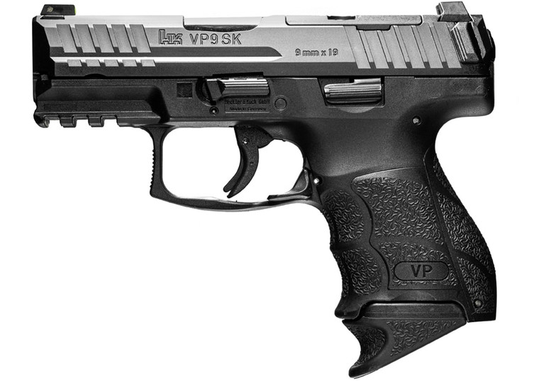 VP9SK 9MM Black 3.4" 15+1 Night Sights OR - Blue/Black, 3.4" Barrel, 15+1 Rounds, Polymer Grips, Night Sights