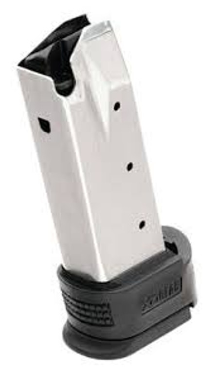 Springfield Armory XD Sub-Compact Magazine 9mm Luger 16 Rounds With Black X-Tension Grip Stainless Steel Black XD0931