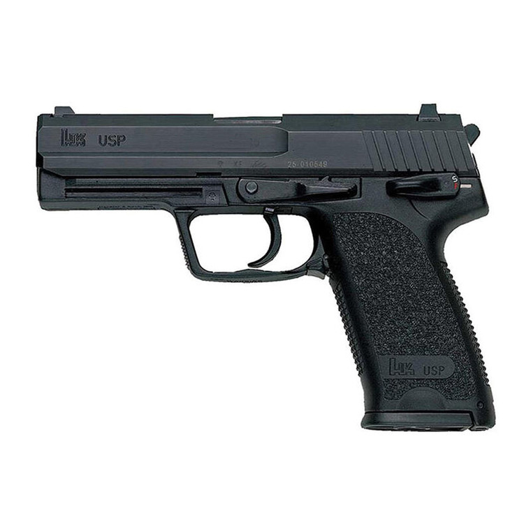 HK USP 9mm Luger Semi Auto Pistol 4.25" Barrel 15 Round Magazine V1 DA/SA Fixed Sights Matte Black Finish