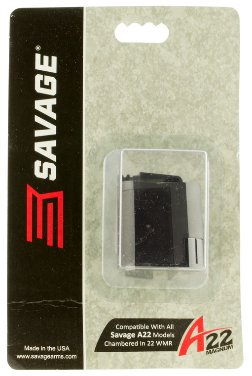 Savage Arms 47205 A22/B22 Black Rotary 10rd for 22 WMR Savage A22/B22  