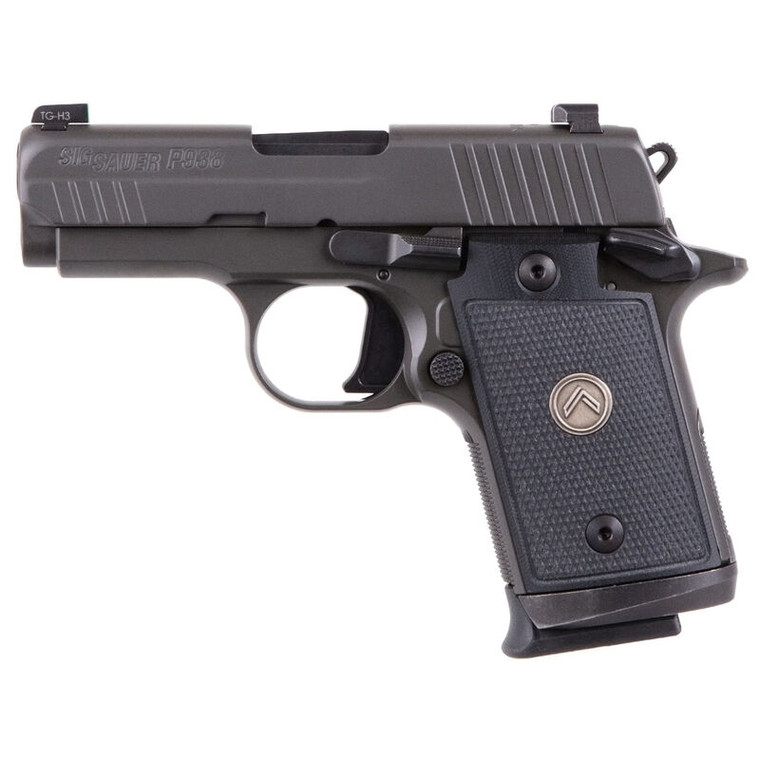 SIG Sauer P938 Legion Micro-Compact 9mm Luger Semi Auto Pistol 3" Barrel 7 Rounds X-RAY3 Sights G10 Grips Legion Gray Finish