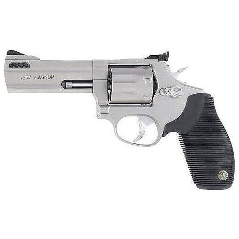 Taurus Tracker 627 Double Action Revolver .357 Magnum 4" Ported Barrel 7 Rounds Fixed Front Sight/Adj Rear Sight Ribber Grip Matte Stainless Steel Finish