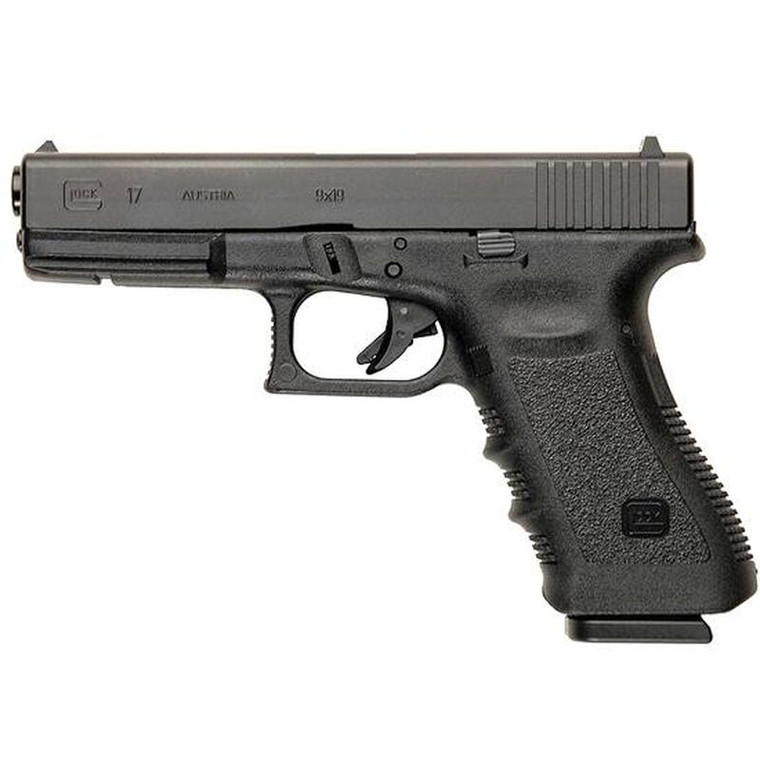 GLOCK 17 Gen 3 9mm Semi Auto Pistol, 4.48" Barrel 10 Rounds, Black