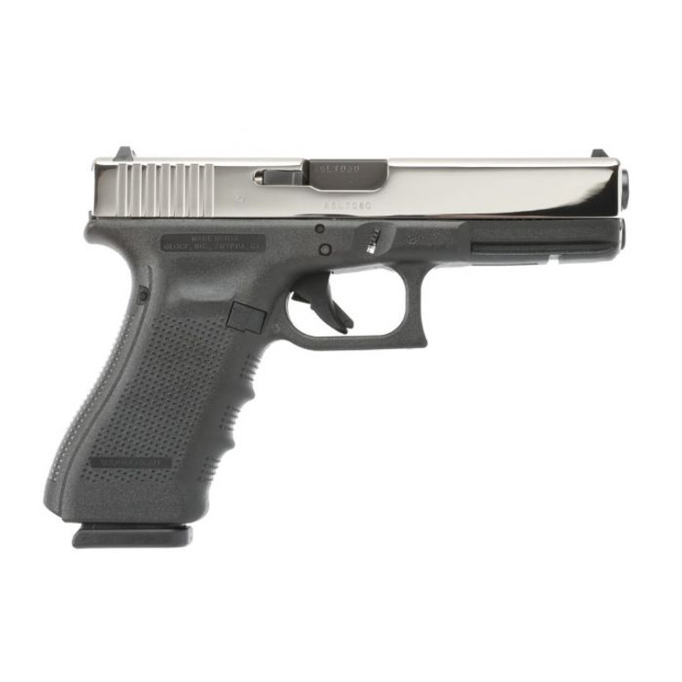 GLOCK G17 G4 9mm Semi-Auto Pistol TALO Exclusive Stainless PVD Polished Sides