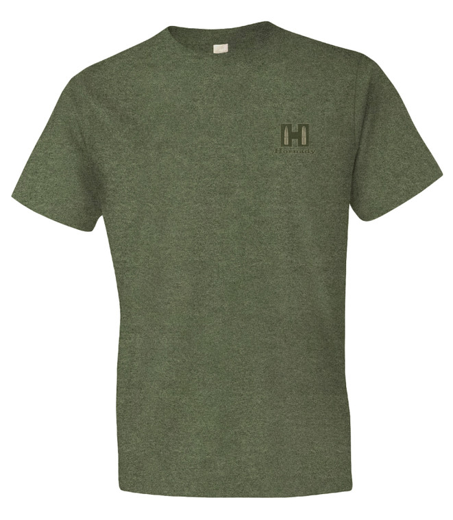 Hornady T-Shirt OD Green Cotton Polyester Short Sleeve 