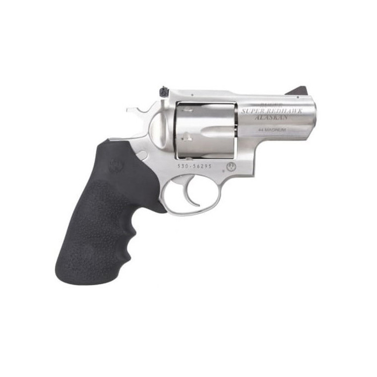 Ruger Super Redhawk Alaskan Revolver .44 Remington Magnum 2.5" Barrel 6 Rounds Hogue Grips Satin Stainless Steel Finish