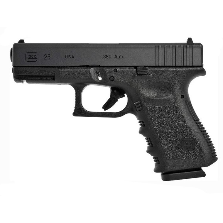 GLOCK 25 Gen 3 .380 ACP Semi Auto Handgun 4.02" Barrel 15 Rounds Polymer Frame Black