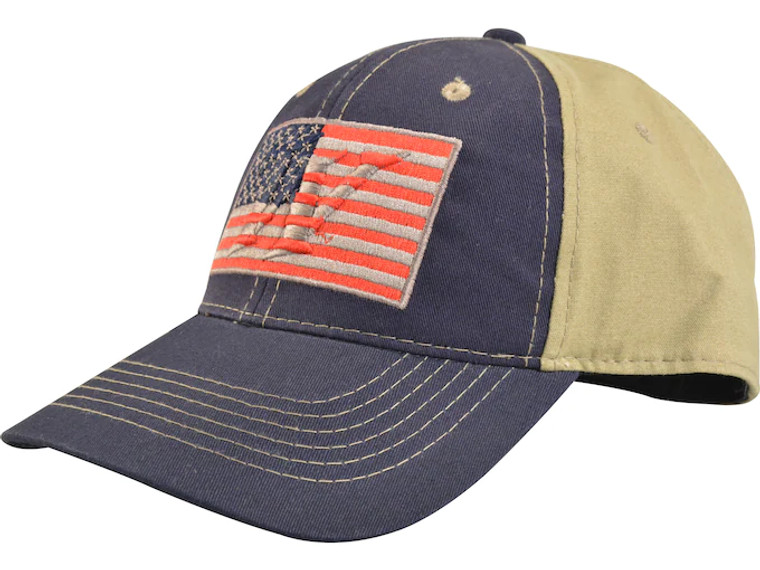 Winchester Flag Patch Low Crown Logo Hat Navy/Khaki