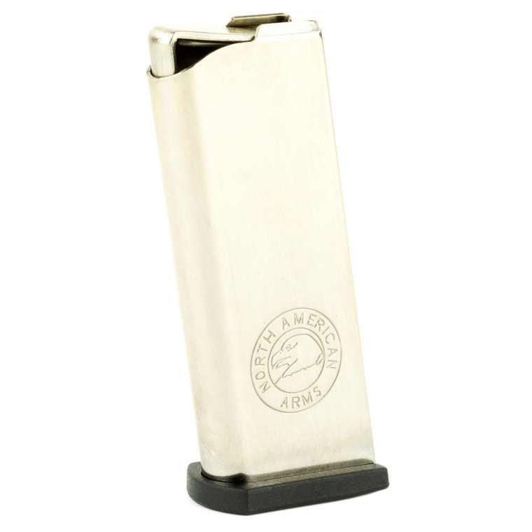 NAA Guardian .32 ACP 6 Round Magazine Polymer Base Plate Stainless Steel