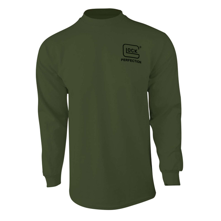 Glock AP96069 Born In Austria Military Green Pre-Shrunk Cotton Long Sleeve 2XL