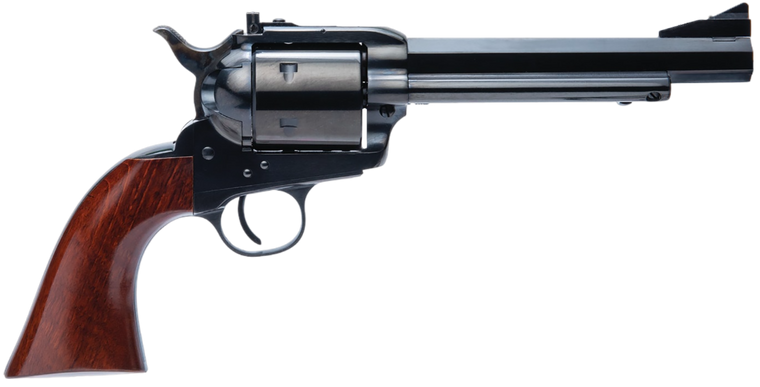 Cimarron CA362 Bad Boy  44 Spl/44 Mag 6 Shot, 6" Blued Octagon Steel Barrel, Blued Cylinder, Blued Steel Frame, Walnut Grip                                                                             