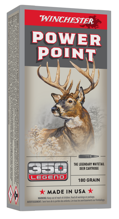 Winchester Ammo X3501 Power-Point  350Legend 180gr 20 Per Box/10 Case                                                                                                                                   