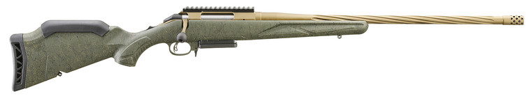 Ruger American Predator Gen II Full Size 7mm-08 Rem 3+1 22" barrel- Green Splatter