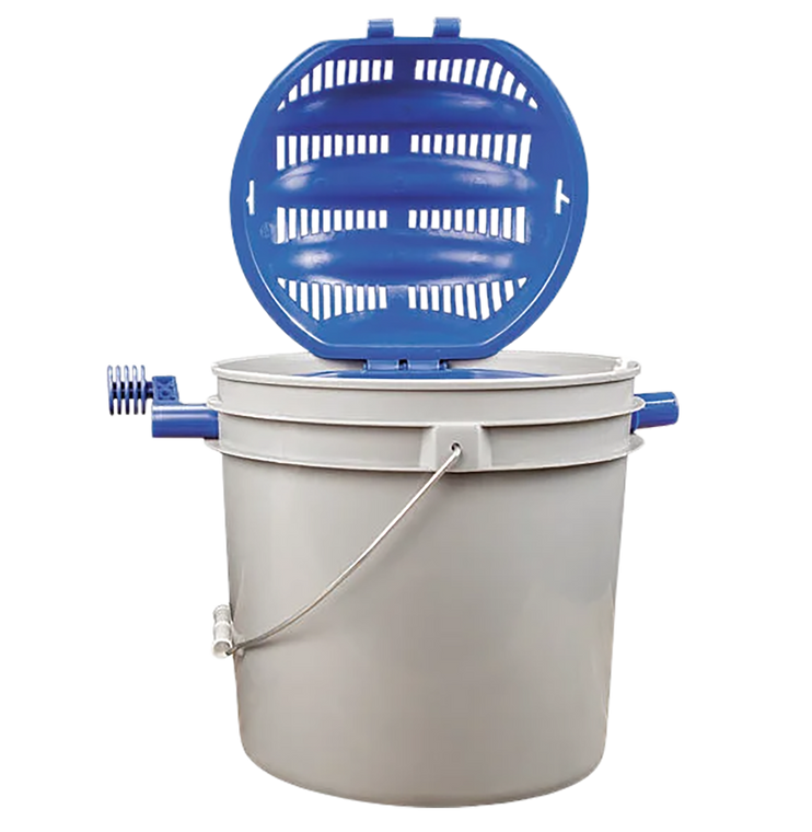 Frankford Arsenal 507565 Quick-N-Ez Rotary Sifter Kit 3.5 Gallon Gray Plastic                                                                                                                           