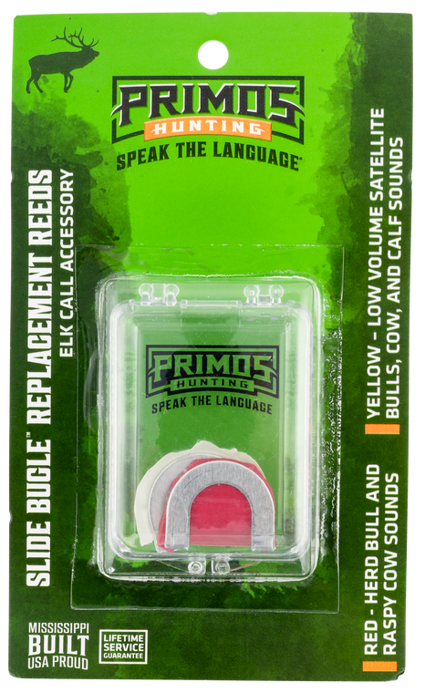 Primos PS932MC Slide Bugle Replacement Diaphragm Red/Yellow 2 Per Pkg                                                                                                                                   