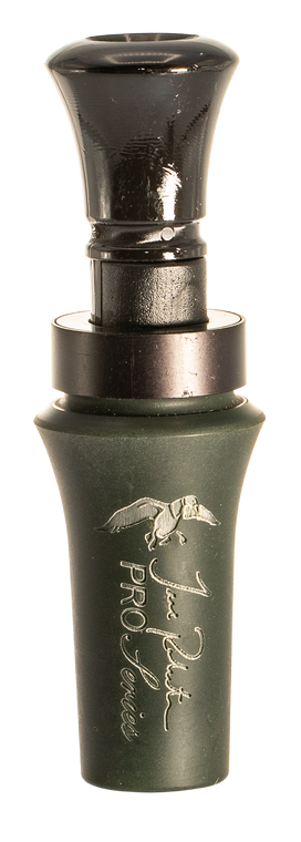Duck Commander DCPROAOD Jase Pro Series  Open Call Double Reed Mallard Hen Sounds Attracts Ducks OD Green Acrylic                                                                                       