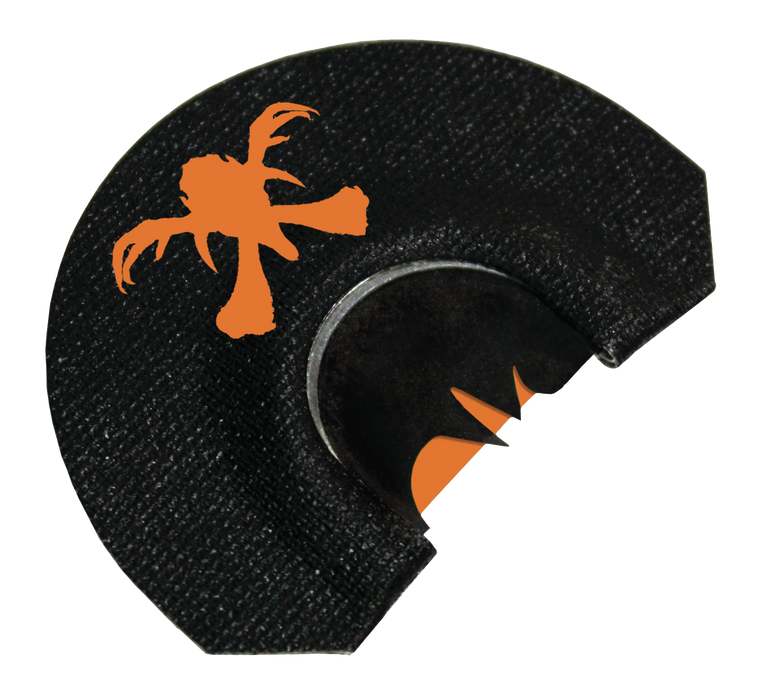 Primos 1245 Hook Hunter Curved Diaphragm Call Attracts Turkeys,  Three Latex Reeds, Includes Pin Box                                                                                                    