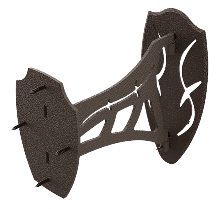 Skullhooker SKHSSMBRN Single Shoulder Mount Mounting Kit Wall Mount Steel Brown Small/Mid-Size Game                                                                                                     