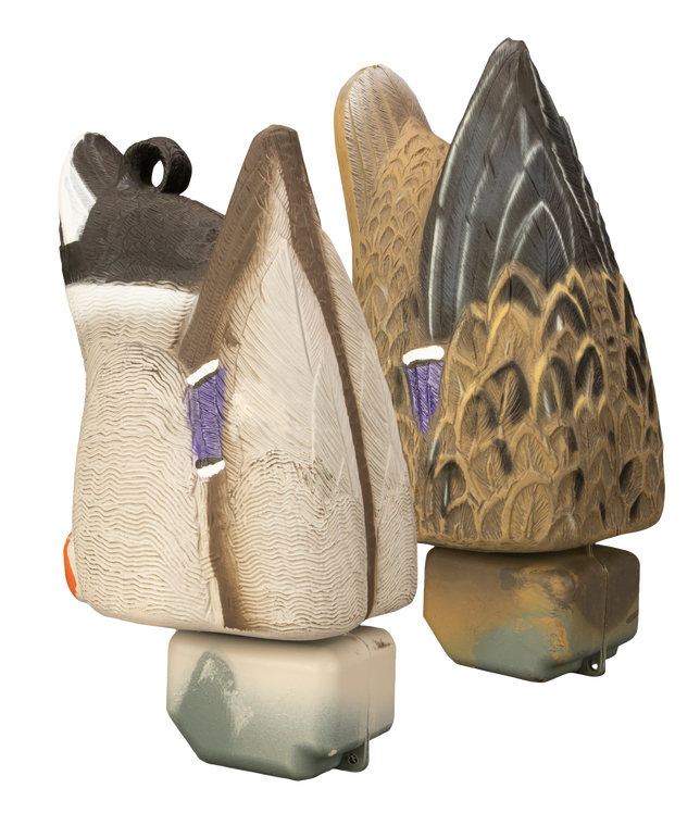 Higdon Outdoors 17034 Magnum Duck Butt Mallards Species Multi Color Foam Filled 2 Pack                                                                                                                  