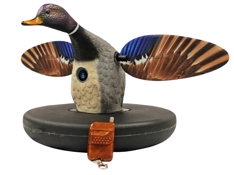 Mojo Outdoors HW2494 Elite Series Drake Floater Mallard Species Multi Color Plastic Features Remote Control                                                                                             