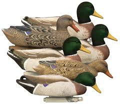 Higdon Outdoors 17053 Magnum Floaters Mallard Species Multi Color Foam Filled 6 Pack                                                                                                                    