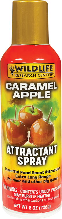 Wildlife Research 736 Food Scent Attractant Spray Caramel Apple Scent 8 oz Aerosol                                                                                                                      