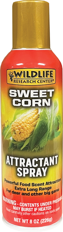 Wildlife Research 738 Food Scent Attractant Spray Sweet Corn Scent 8oz Aerosol                                                                                                                          