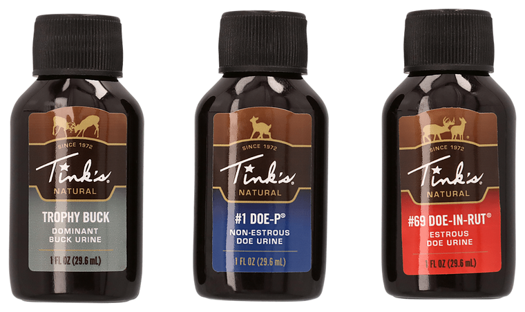 Dead Down Wind W6000 Hunt Success Kit Natural Deer Attractant Doe-In-Rut/Doe-P/ Trophy Buck Scent Bottle                                                                                                