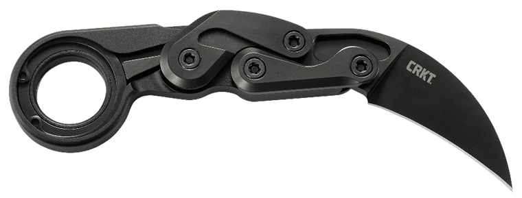 CRKT 4042 Provoke First Responder 2.41" Folding Plain Black TiN D2 Steel Blade/Black Aluminum Handle Includes Sheath                                                                                    