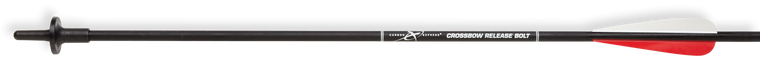 Carbon Express 55604 Crossbow Release Bolt  Black/Red 22" Carbon Fiber 1                                                                                                                                