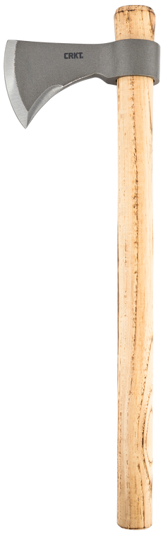 CRKT 2732 Woods Nobo T-Hawk 3.47" Blade 1055 Carbon Steel Blade Tennessee Hickory Handle 19.13" Long Tomahawk                                                                                           